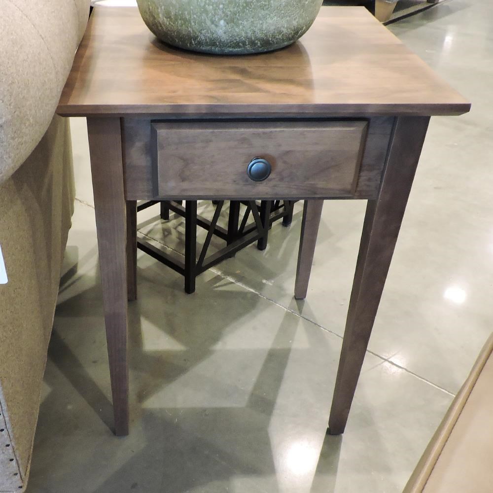 Archbold Furniture Alder Shaker Tables End Table with Narrow and